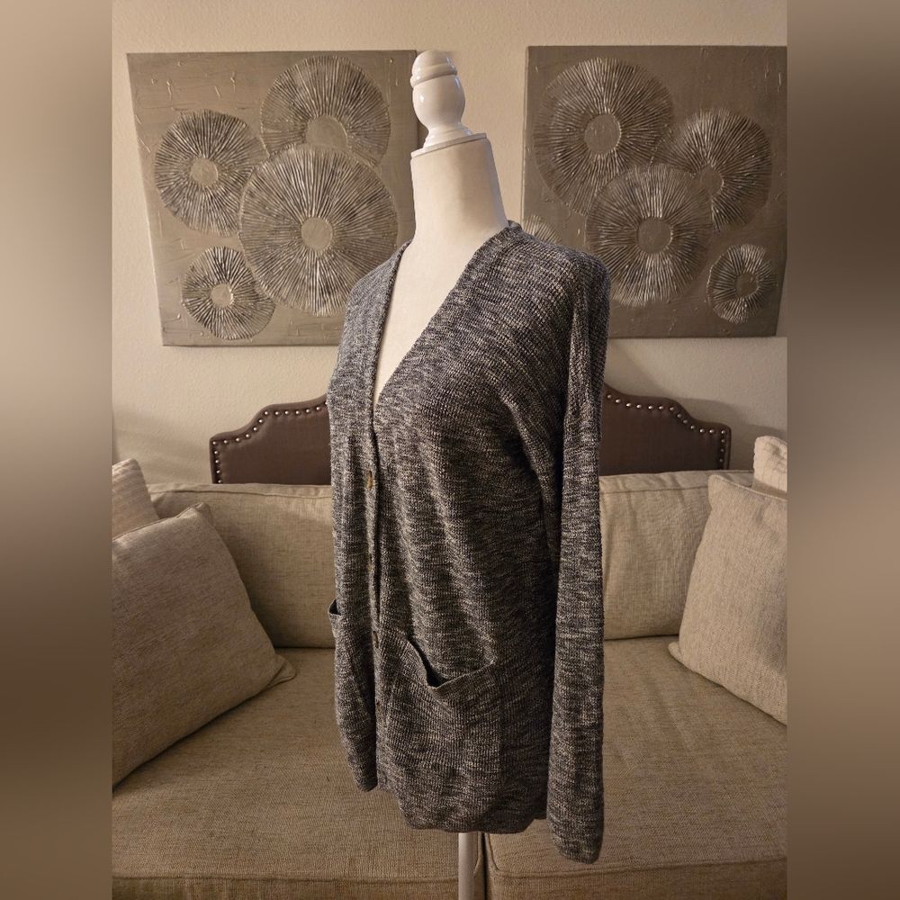 ✨MADEWELL✨ 'Alton' Mid-length Cardigan Sweater - [XS, Gray] - Picture 6 of 12